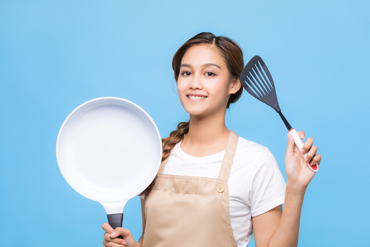 Person cooking a meal