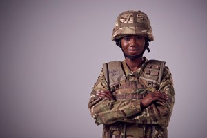 Image of soldier in uniform